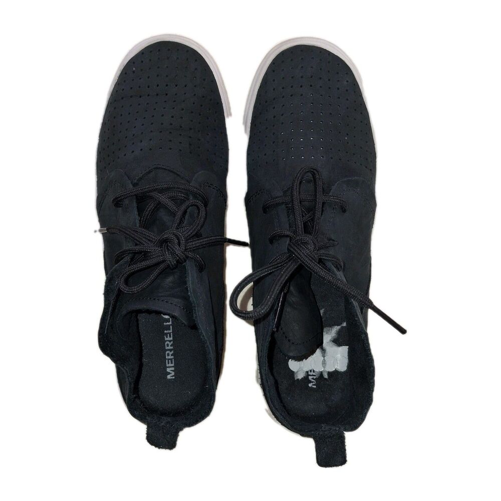Merrell Around Town City Chukka Air Sneaker Women's 6 Black Leather J94332 - Picture 3 of 8